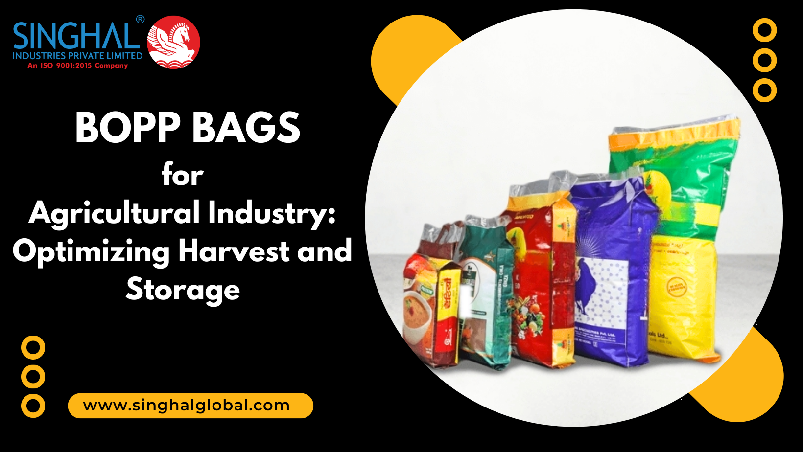 What is the raw material for Bopp bags?