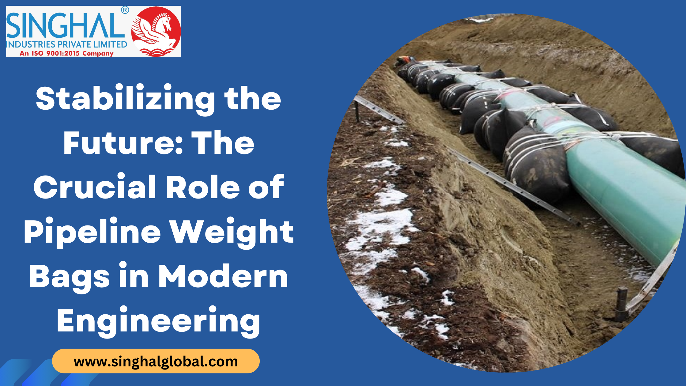 river weights for pipelines