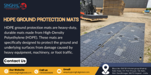 HDPE ground protection mats